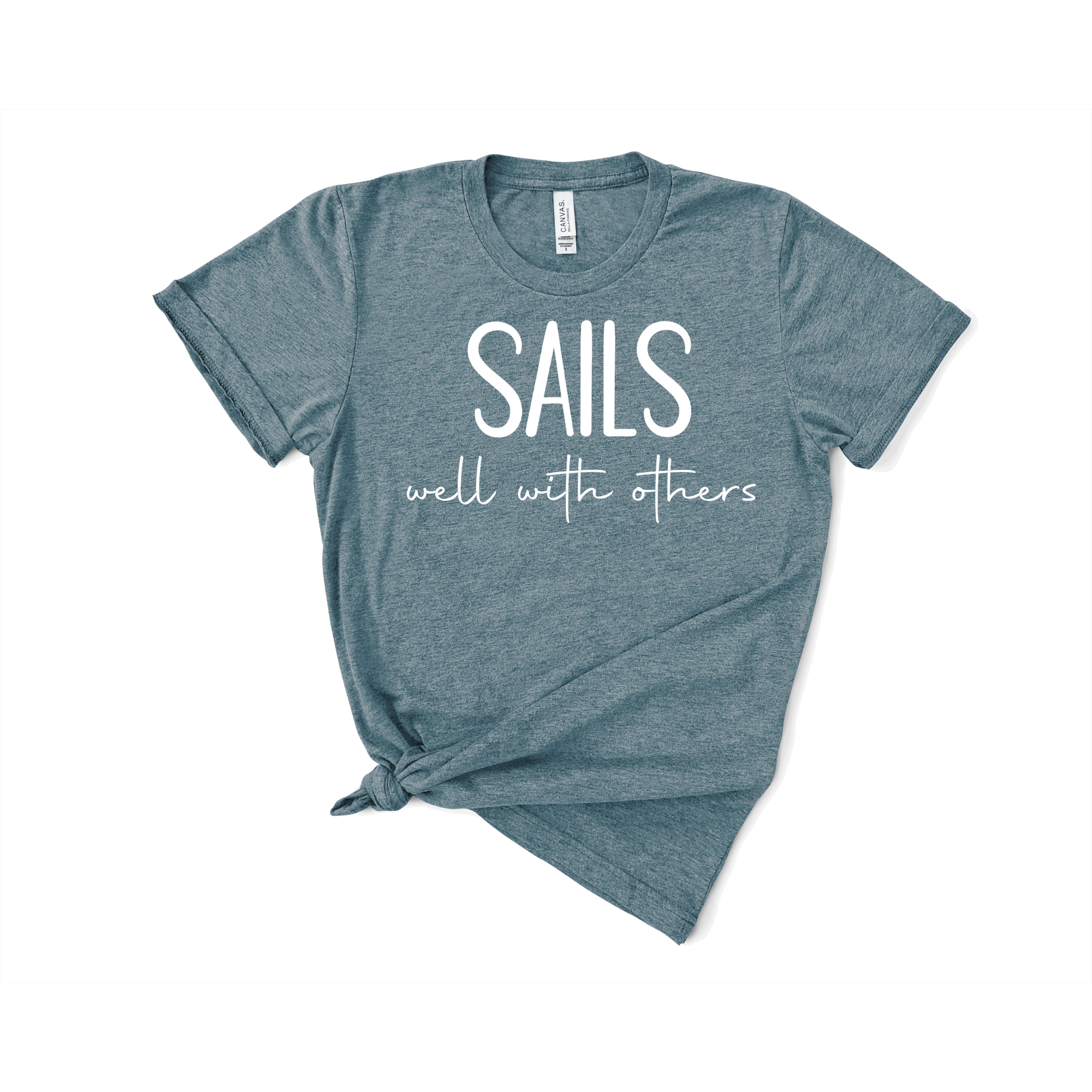 Sails well with others Graphic Tee – Harbor + Sails
